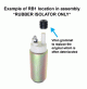 PERSONAL WATERCRAFT JET SKI FOR HONDA & MARINE OUTBOARD ENGINE FOR MERCURY MARINE & YAMAHA - FUEL PUMP SEAL, OEM REPLACEMENT - HFP-RB1 - Quantum